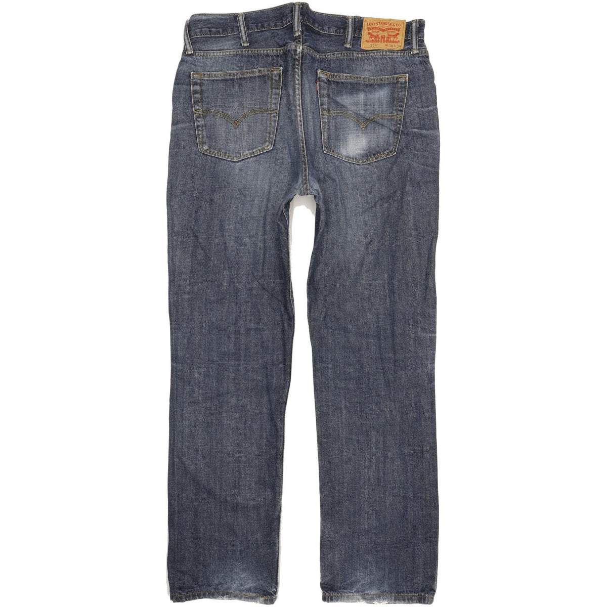 Levi's 514 Men Blue Straight Slim Jeans W38 L34