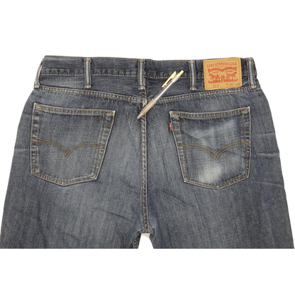 Levi's 514 Men Blue Straight Slim Jeans W38 L34