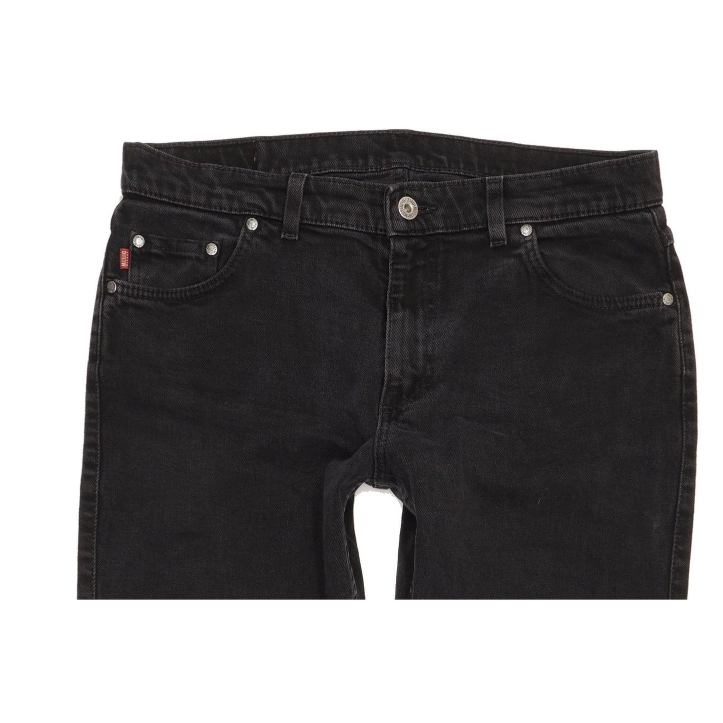 Mustang Bell Women Black Bootcut Regular Stretch Jeans W31 L33