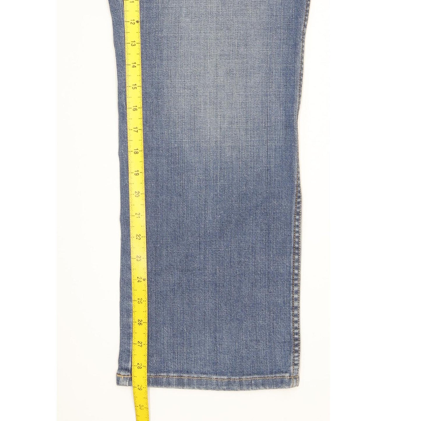 Wrangler Texas Men Blue Straight Regular Stretch Jeans W38 L29