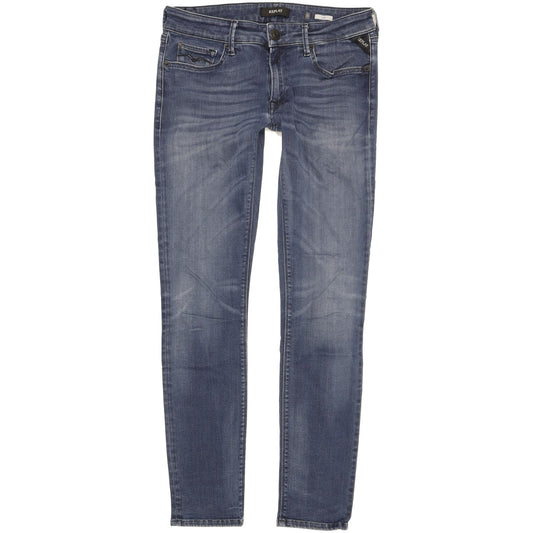 Replay Luz Women Blue Skinny Slim Stretch Jeans W31 L30