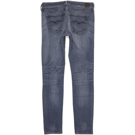 Replay Luz Women Blue Skinny Slim Stretch Jeans W31 L30
