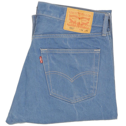 Levi's 501 Men Blue Straight Regular Jeans W34 L28