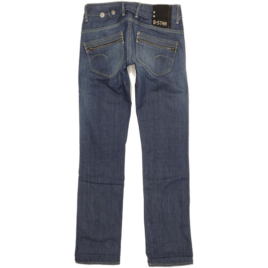 G-Star Corvet Women Blue Straight Slim Stretch Jeans W26 L29