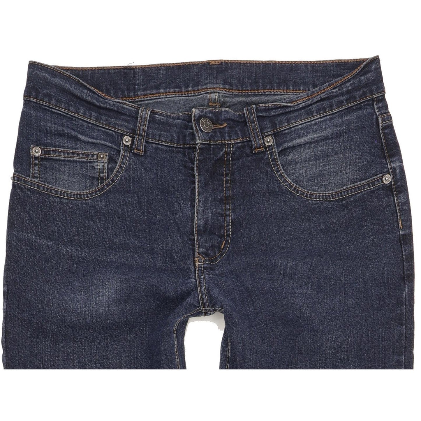Pioneer Ron Men Blue Straight Regular Stretch Jeans W32 L32
