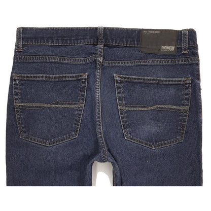 Pioneer Ron Men Blue Straight Regular Stretch Jeans W32 L32