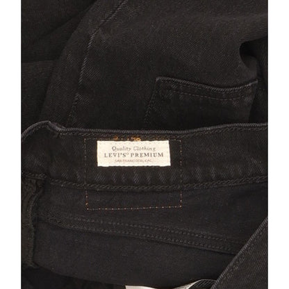 Levi's Ribcage Black Flared Slim Cropped Stretch Jeans High Waisted W31 L29