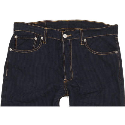 Levi's 501 Men Navy Straight Regular Trousers W34 L30