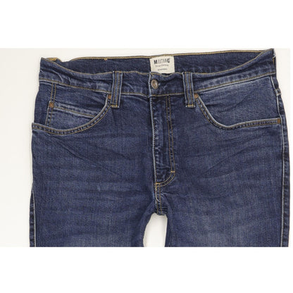 Mustang Tramper Men Blue Straight Regular Stretch Jeans W33 L32