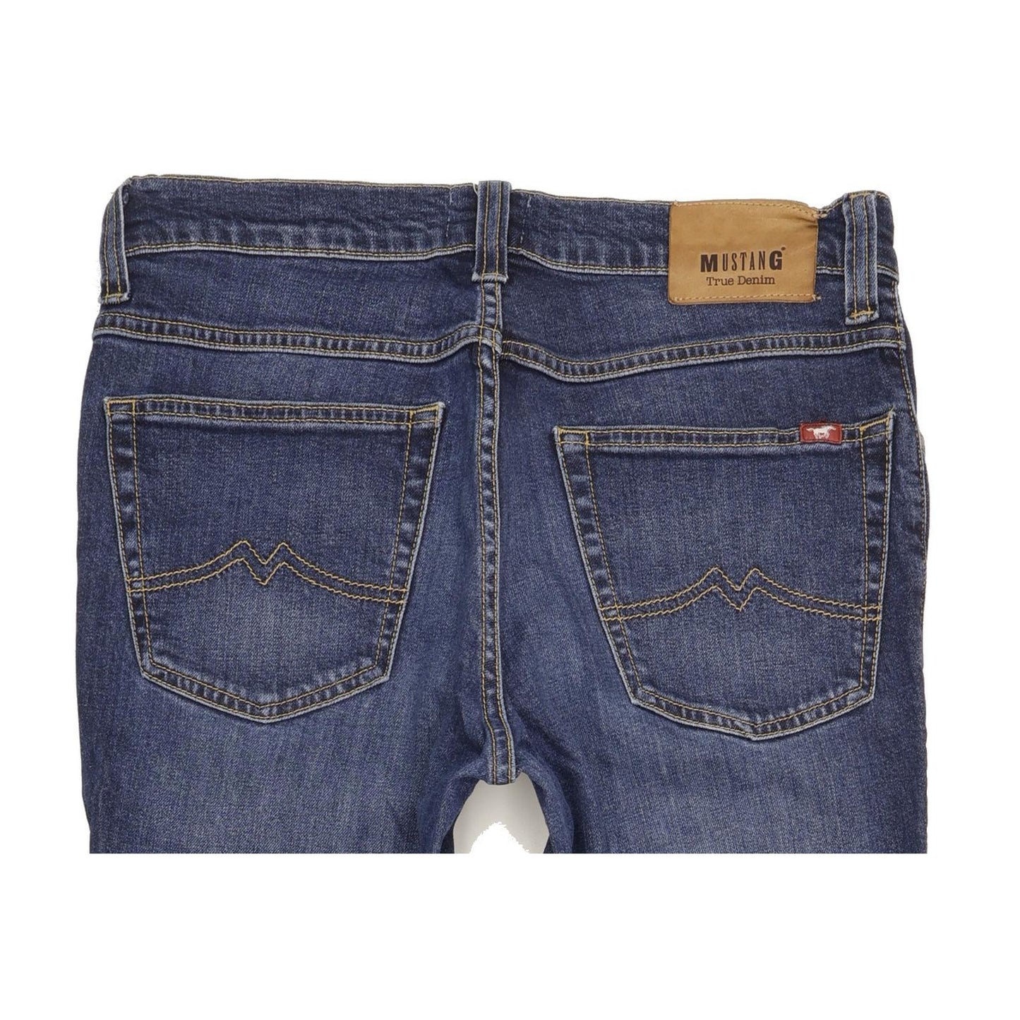 Mustang Tramper Men Blue Straight Regular Stretch Jeans W33 L32