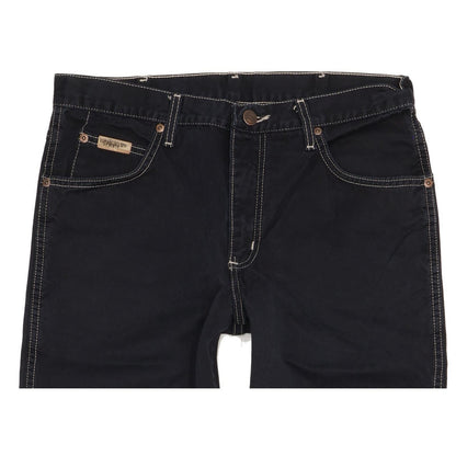 Wrangler Texas Men Black Straight Regular Jeans W33 L29