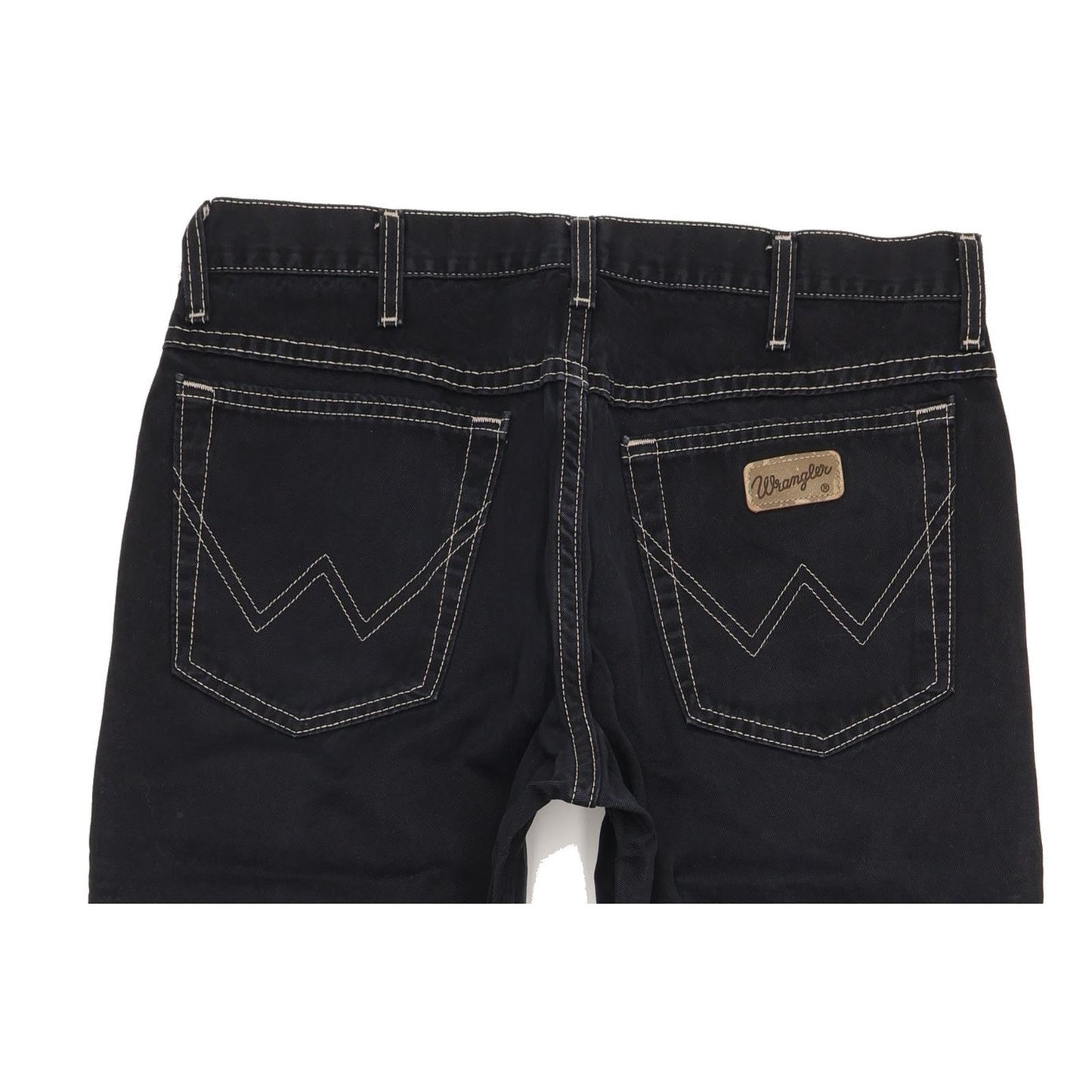 Wrangler Texas Men Black Straight Regular Jeans W33 L29
