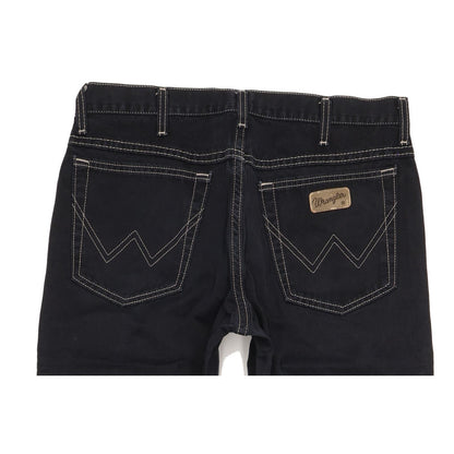 Wrangler Texas Men Black Straight Regular Jeans W33 L29