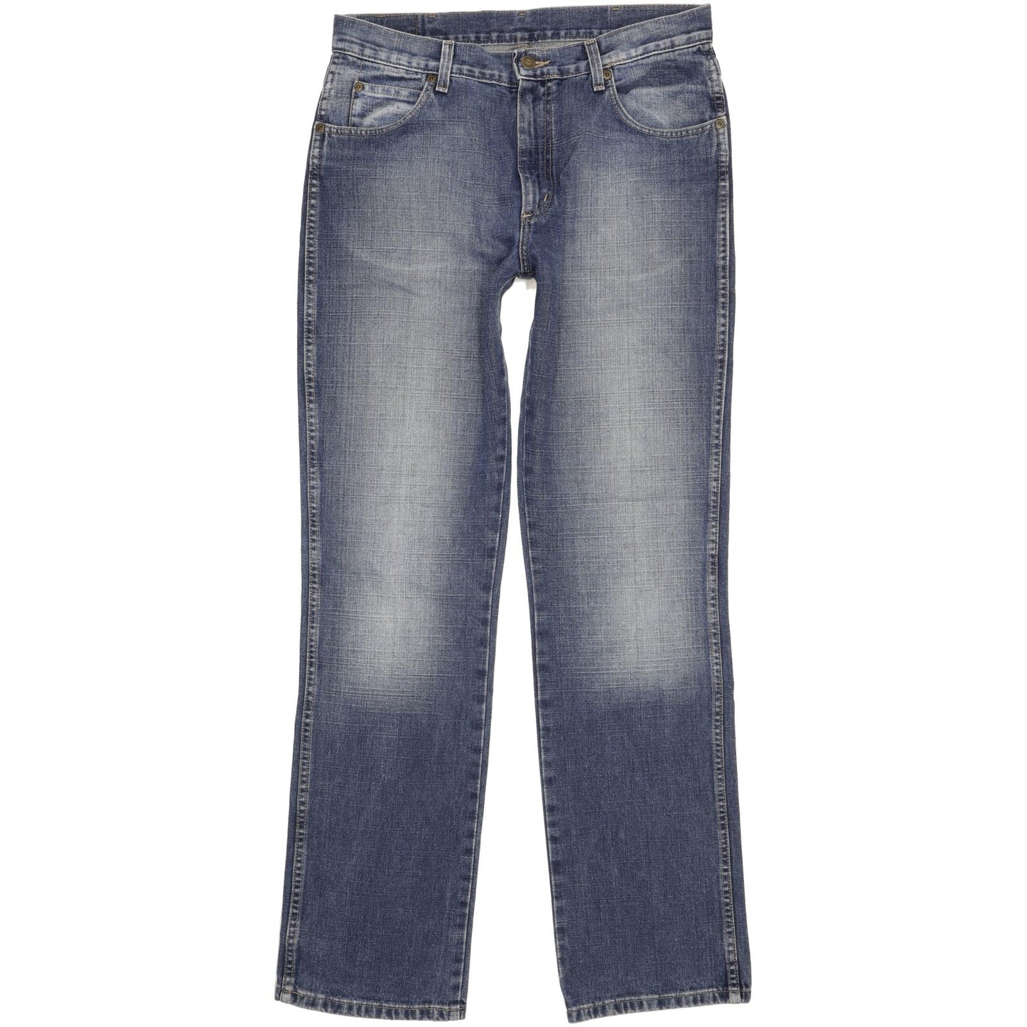 Wrangler Durable Quality Men Blue Straight Regular Jeans W34 L34