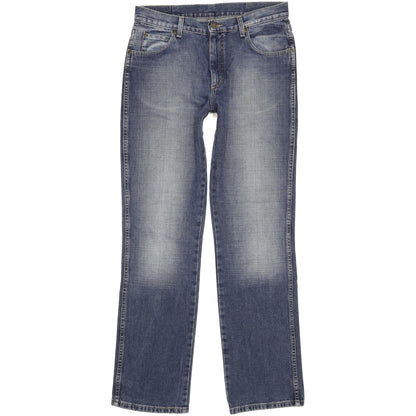 Wrangler Durable Quality Men Blue Straight Regular Jeans W34 L34