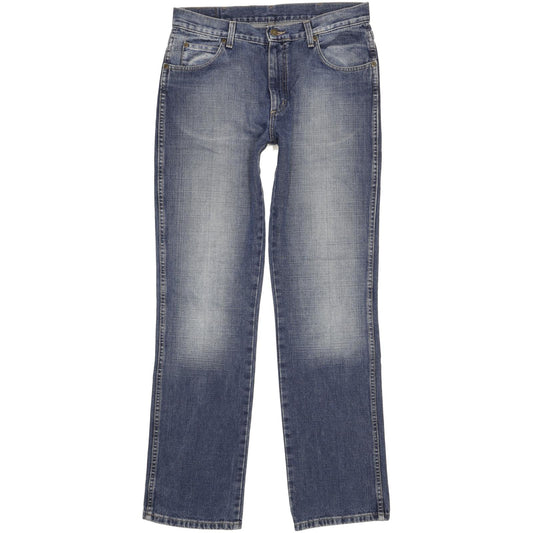 Wrangler Durable Quality Men Blue Straight Regular Jeans W34 L34