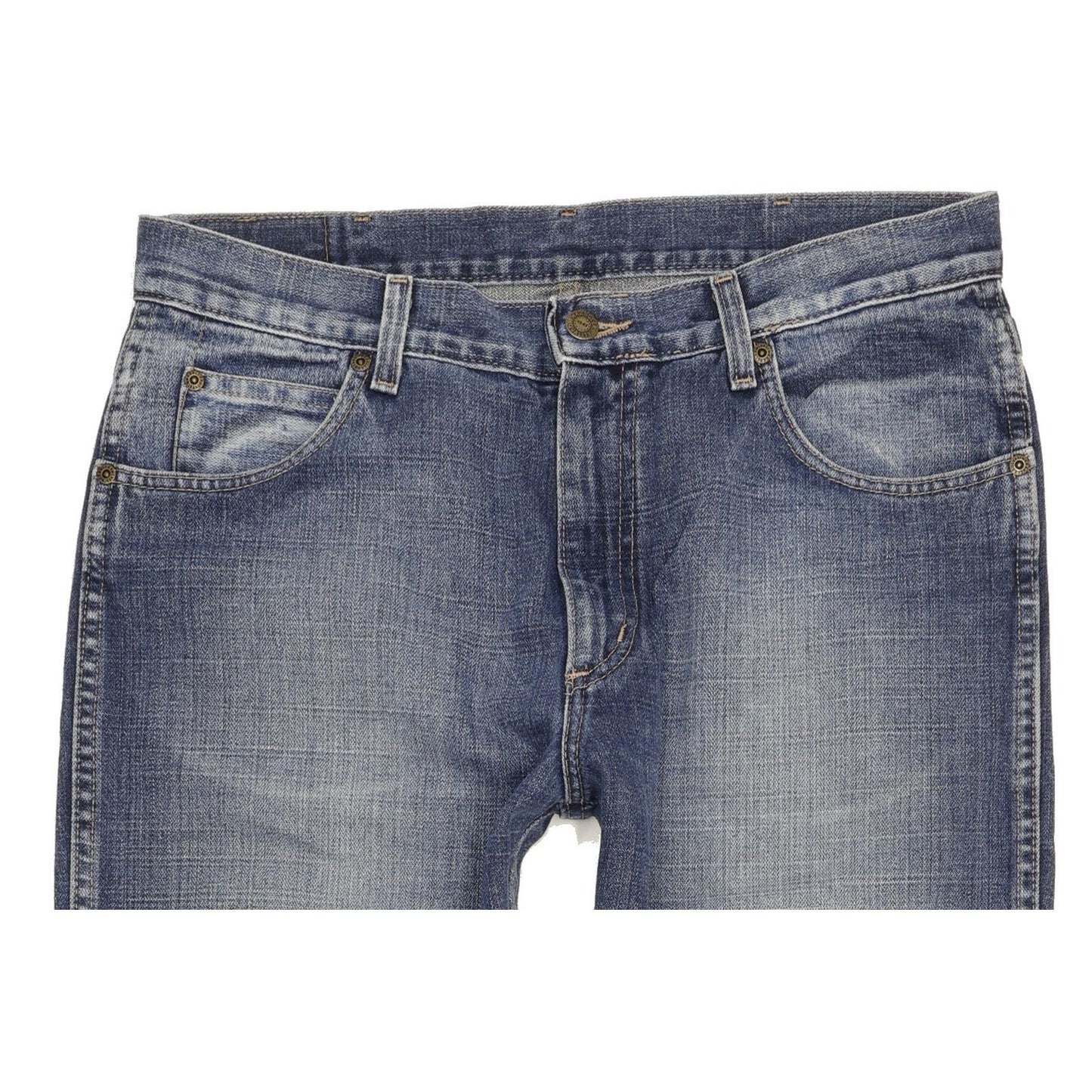 Wrangler Durable Quality Men Blue Straight Regular Jeans W34 L34