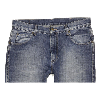 Wrangler Durable Quality Men Blue Straight Regular Jeans W34 L34