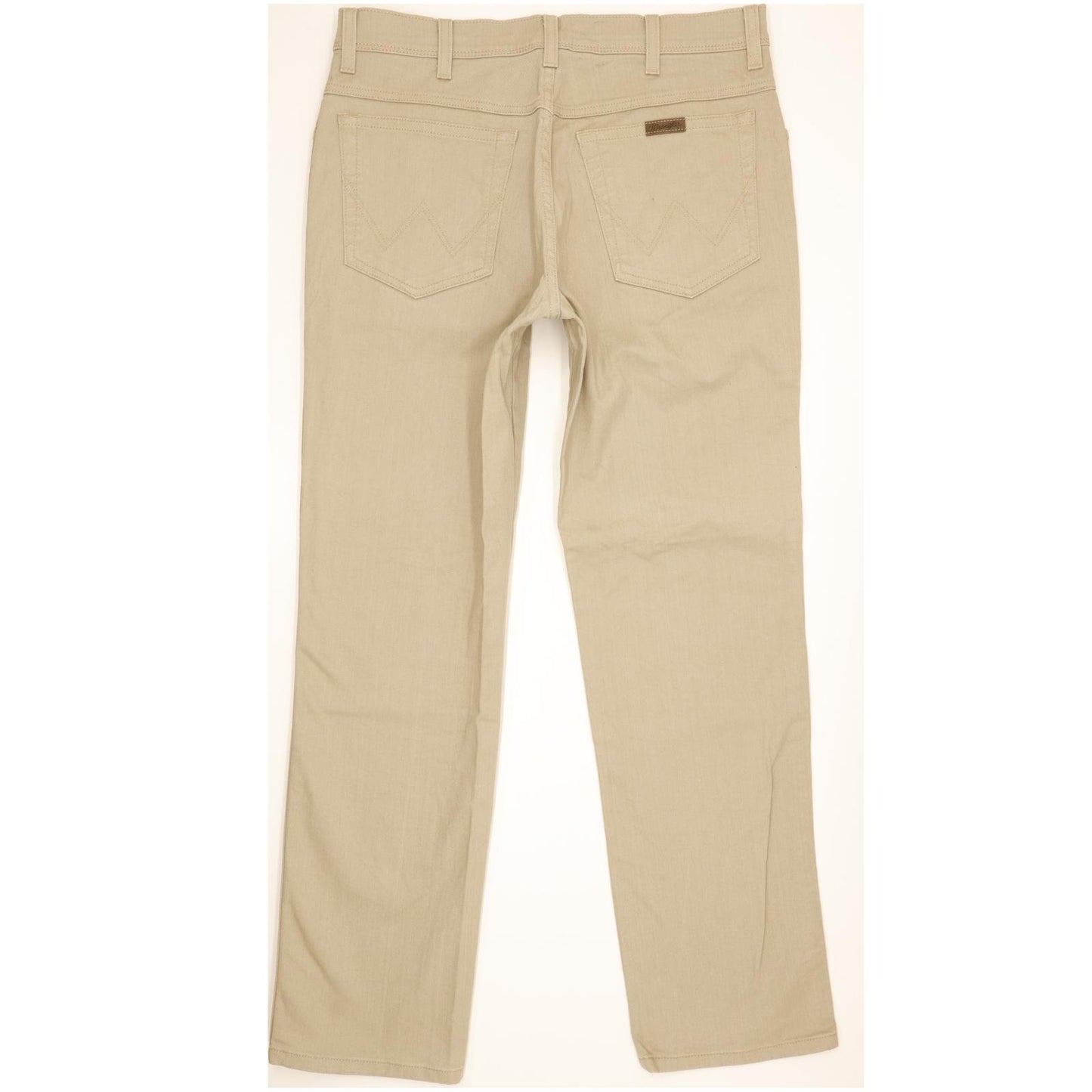 Wrangler Men Beige Straight Regular Stretch Jeans W34 L32