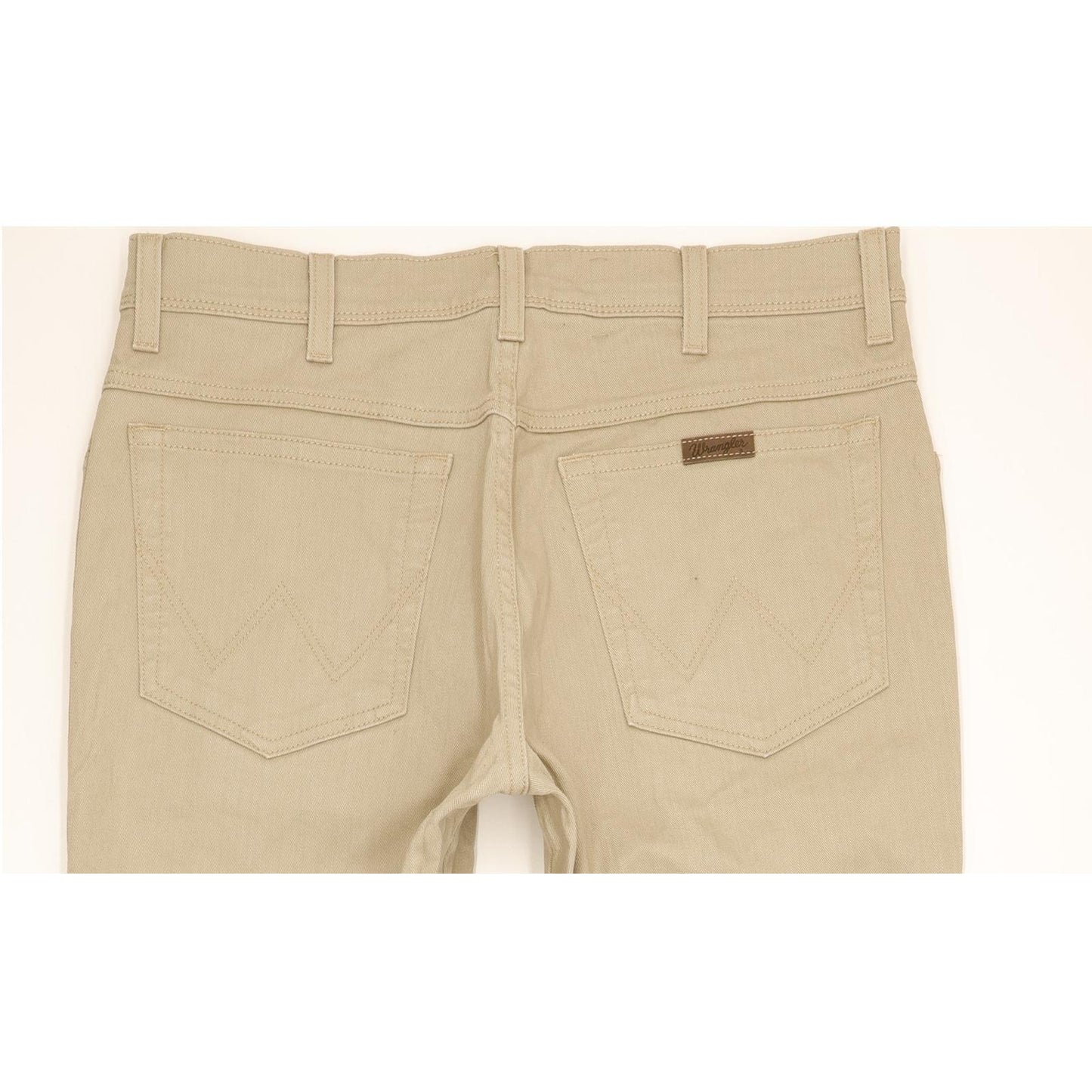 Wrangler Men Beige Straight Regular Stretch Jeans W34 L32