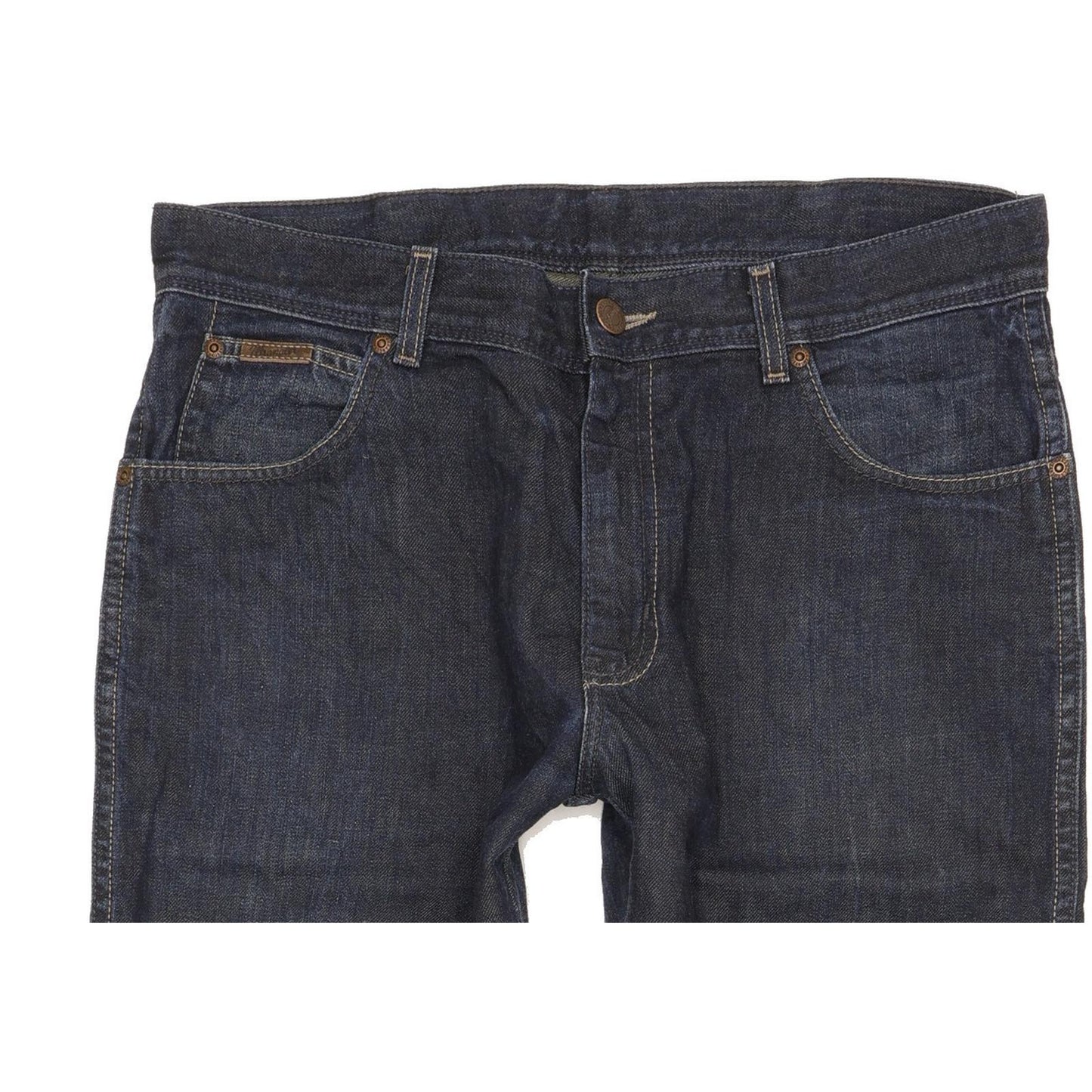 Wrangler Texas Men Navy Straight Regular Jeans W34 L29