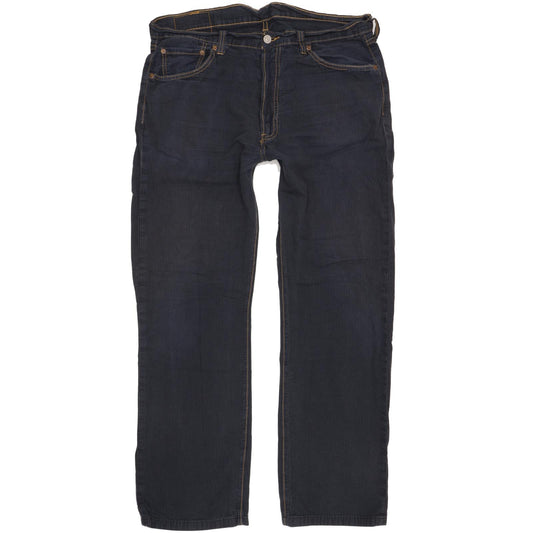 Levi's 501 Men Navy Straight Regular Trousers W36 L31