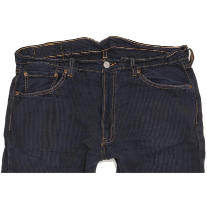 Levi's 501 Men Navy Straight Regular Trousers W36 L31