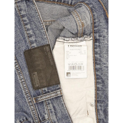 Pioneer Men Blue Straight Regular Stretch Jeans W38 L32