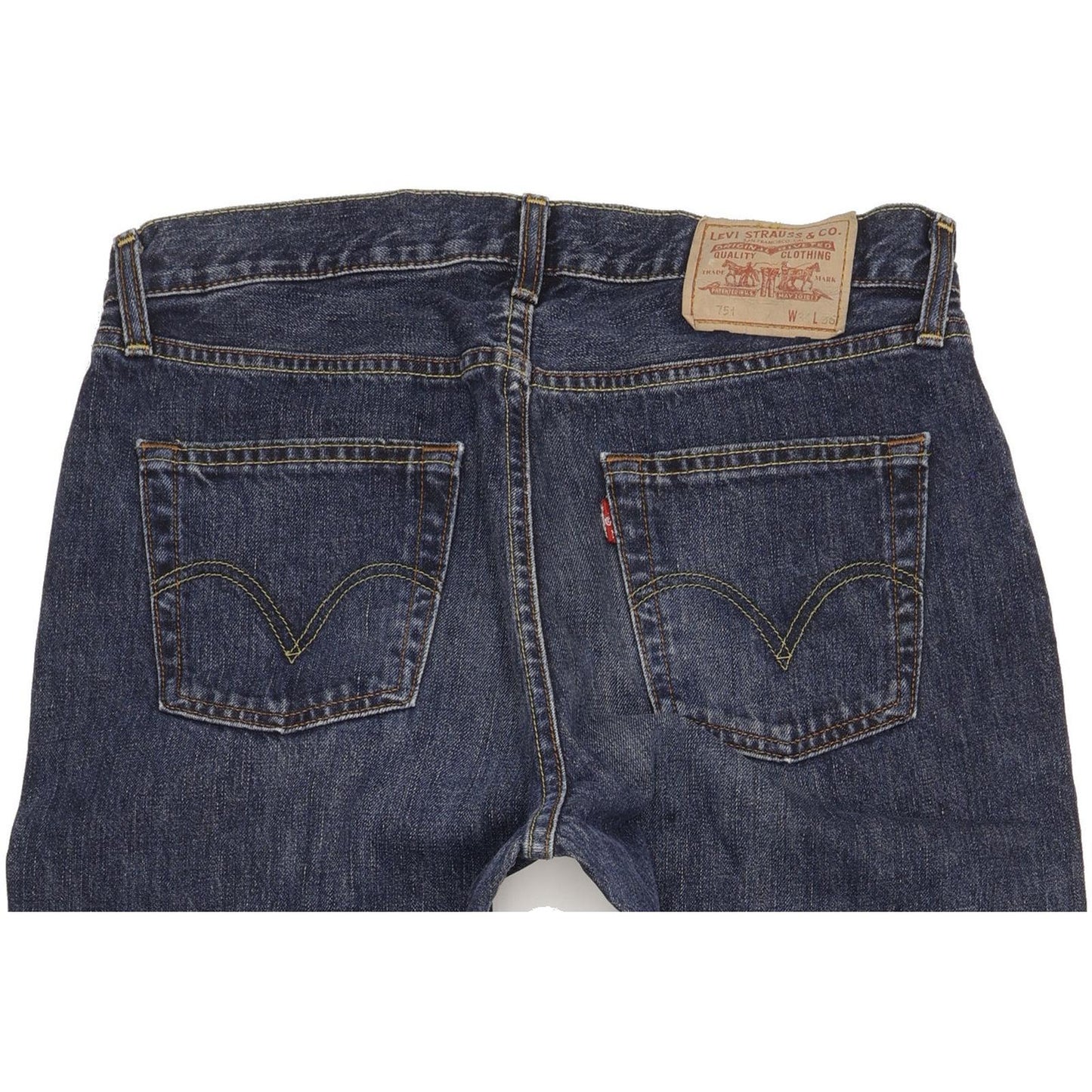 Levi's 751 Men Blue Straight Regular Jeans W34 L36