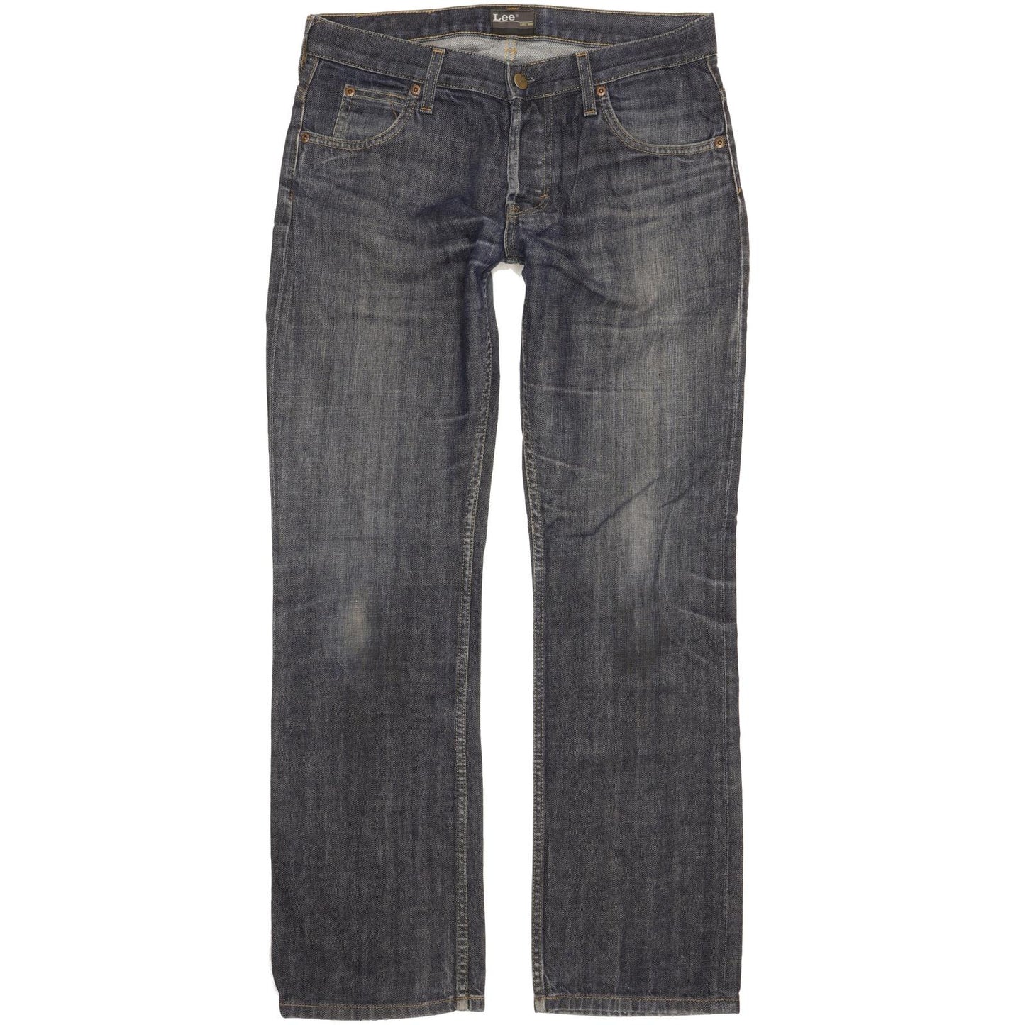 Lee Knox Men Blue Straight Regular Jeans W33 L31