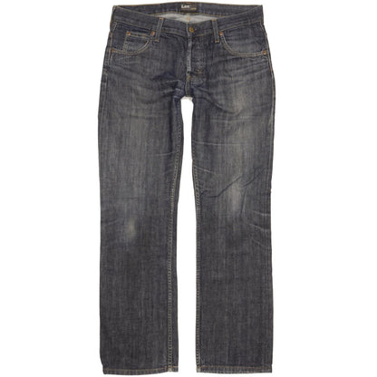 Lee Knox Men Blue Straight Regular Jeans W33 L31