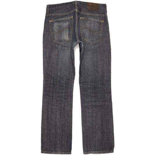 Lee Knox Men Blue Straight Regular Jeans W33 L31