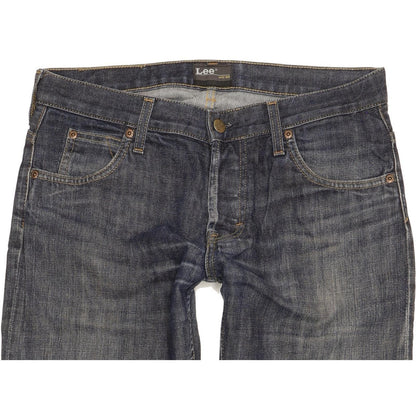Lee Knox Men Blue Straight Regular Jeans W33 L31