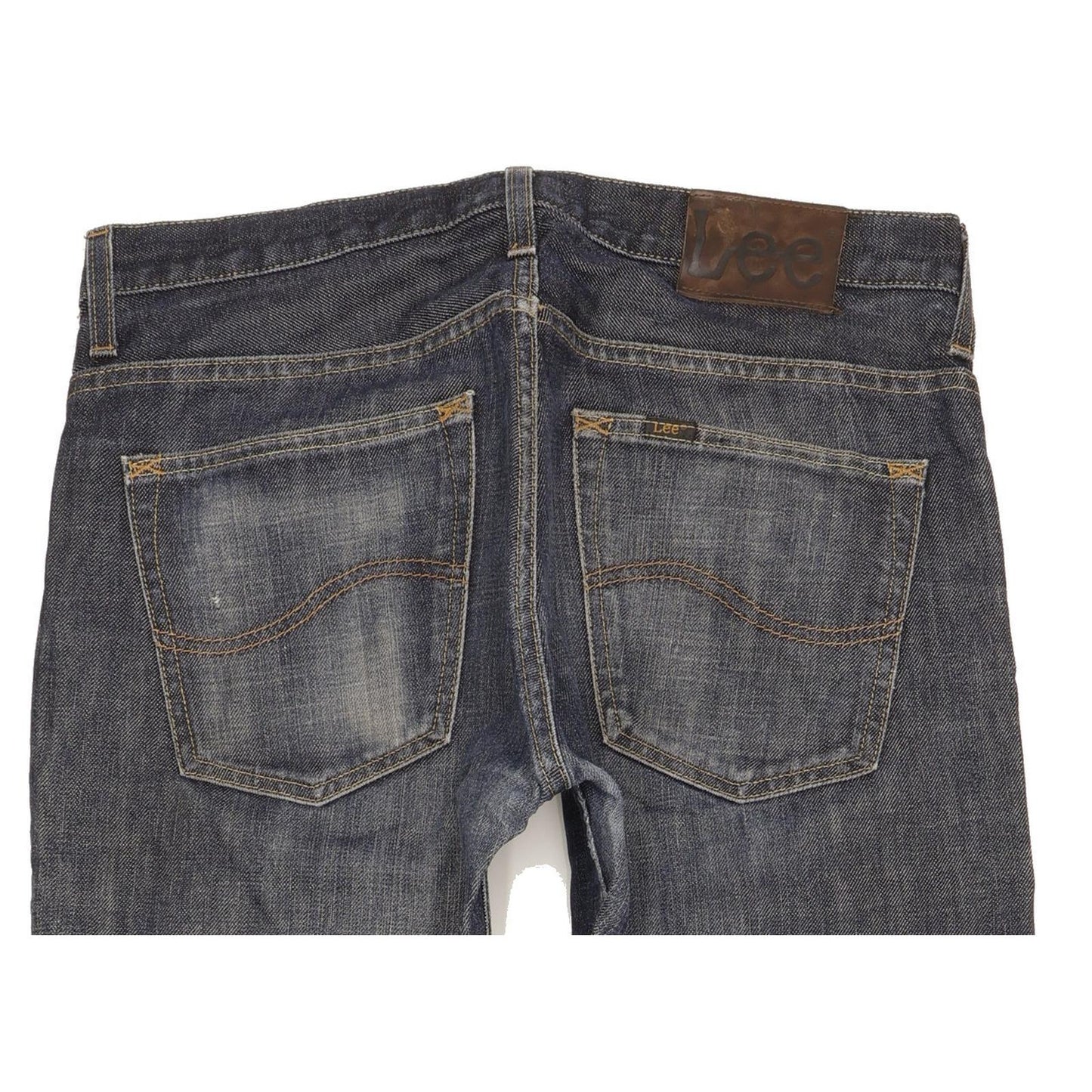Lee Knox Men Blue Straight Regular Jeans W33 L31