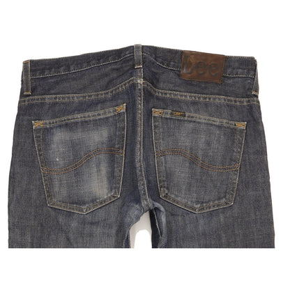 Lee Knox Men Blue Straight Regular Jeans W33 L31