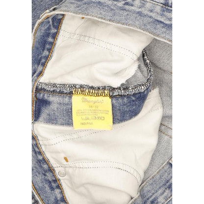 Wrangler Indiana Men Blue Straight Regular Jeans W38 L32
