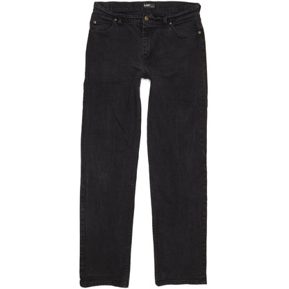 Lee Brooklyn Men Black Straight Regular Stretch Jeans W33 L34