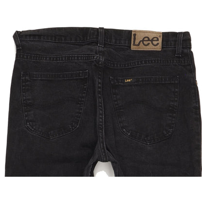 Lee Brooklyn Men Black Straight Regular Stretch Jeans W33 L34