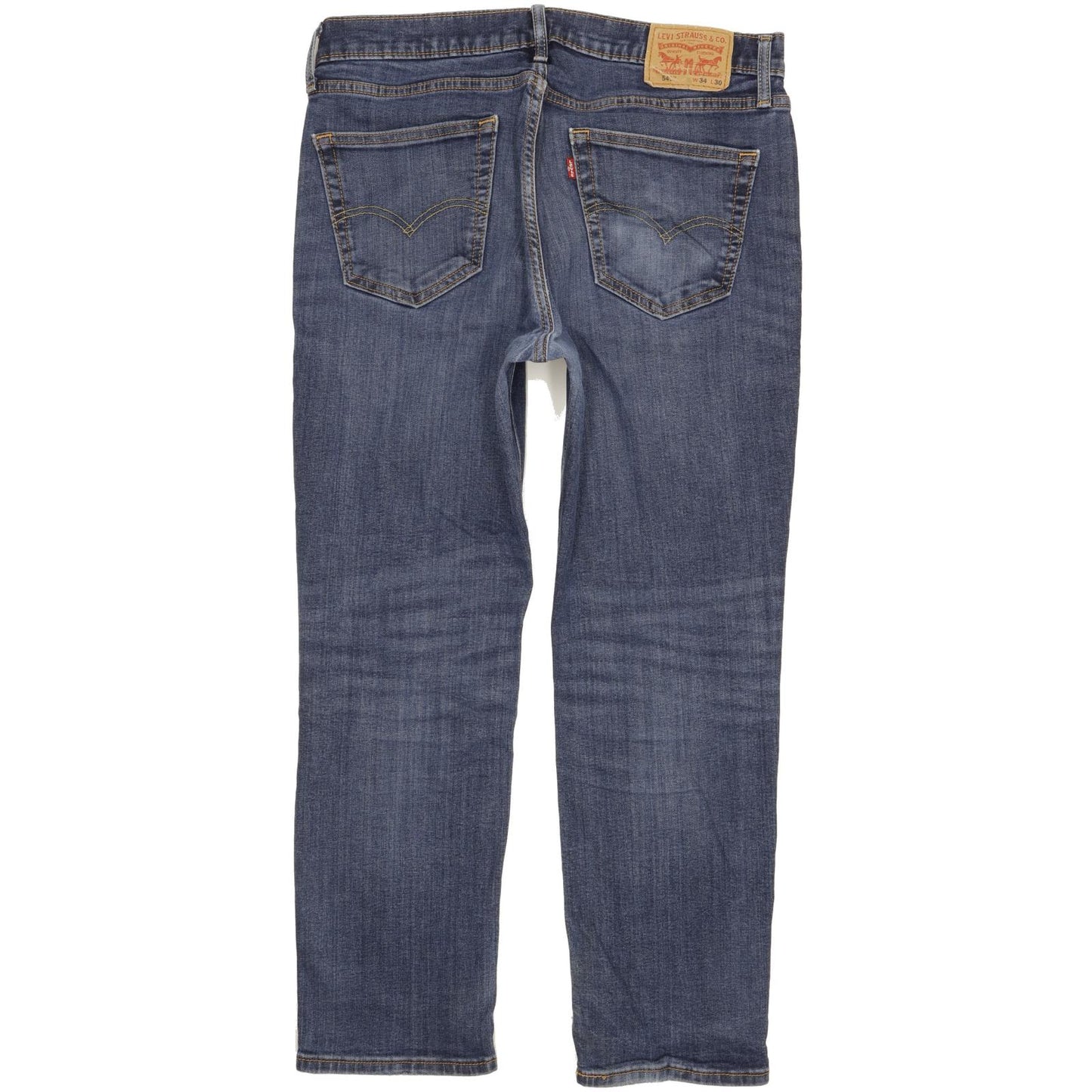 Levi's 541 Men Blue Straight Slim Stretch Jeans W34 L29