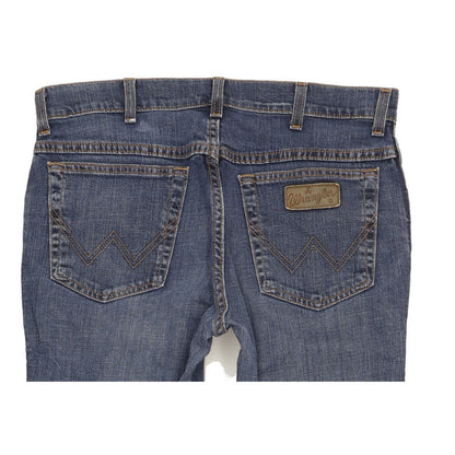 Wrangler Texas Men Blue Straight Regular Stretch Jeans W33 L30