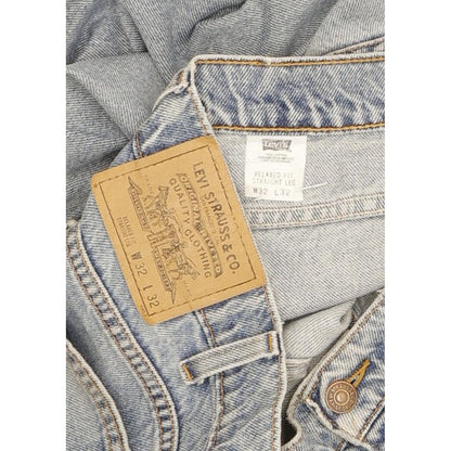 Levi's Men Blue Straight Relaxed Jeans W32 L32