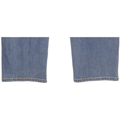 Replay Tyna Blue Straight Slim Mom Stretch Jeans High Waisted W28 L26