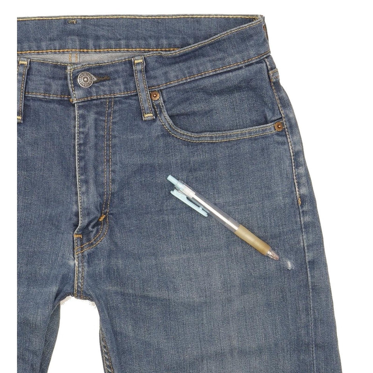 Levi's 559 Men Blue Straight Relaxed Stretch Jeans W32 L29