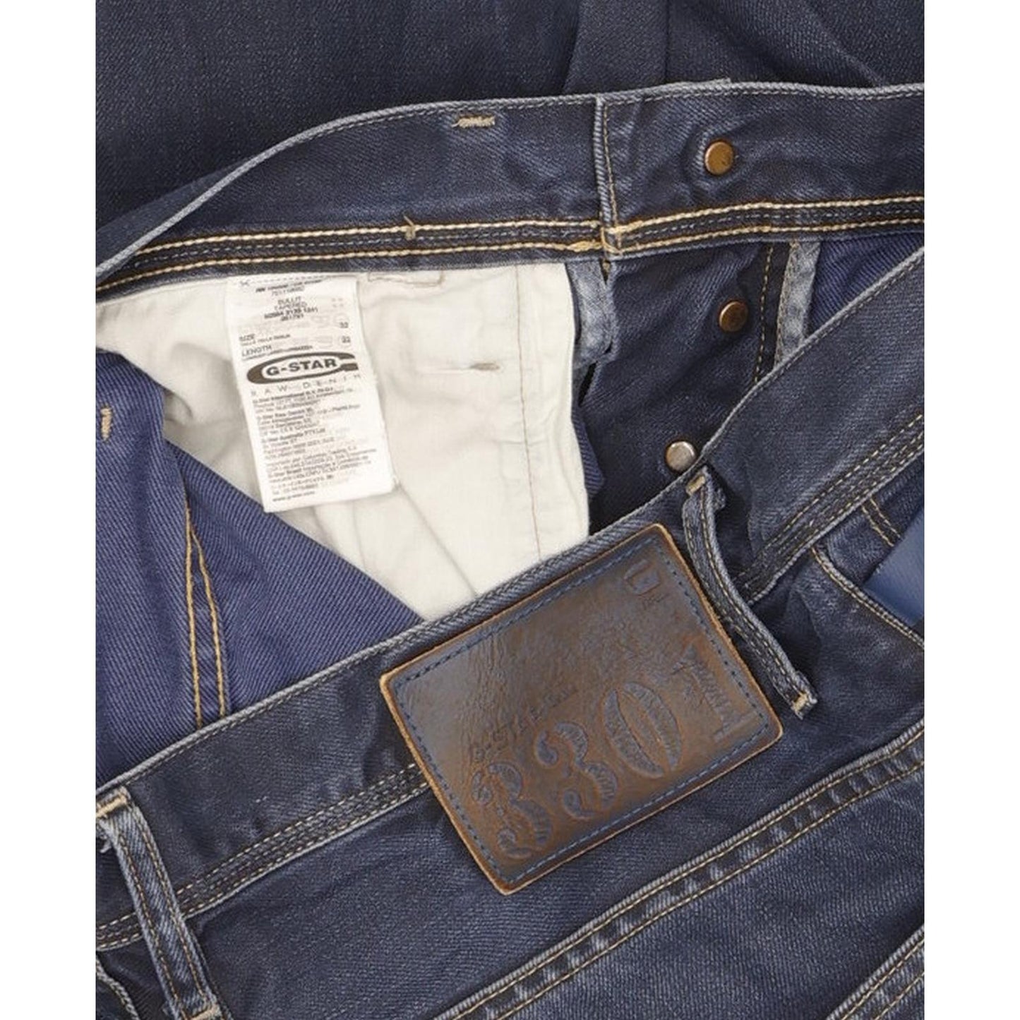 G-Star Bullit Men Blue Tapered Regular Jeans W32 L31