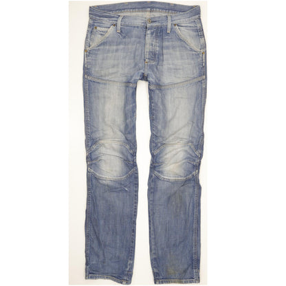 G-Star Elwood Narrow Men Blue Straight Regular Jeans W32 L34