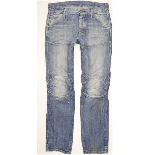 G-Star Elwood Narrow Men Blue Straight Regular Jeans W32 L34