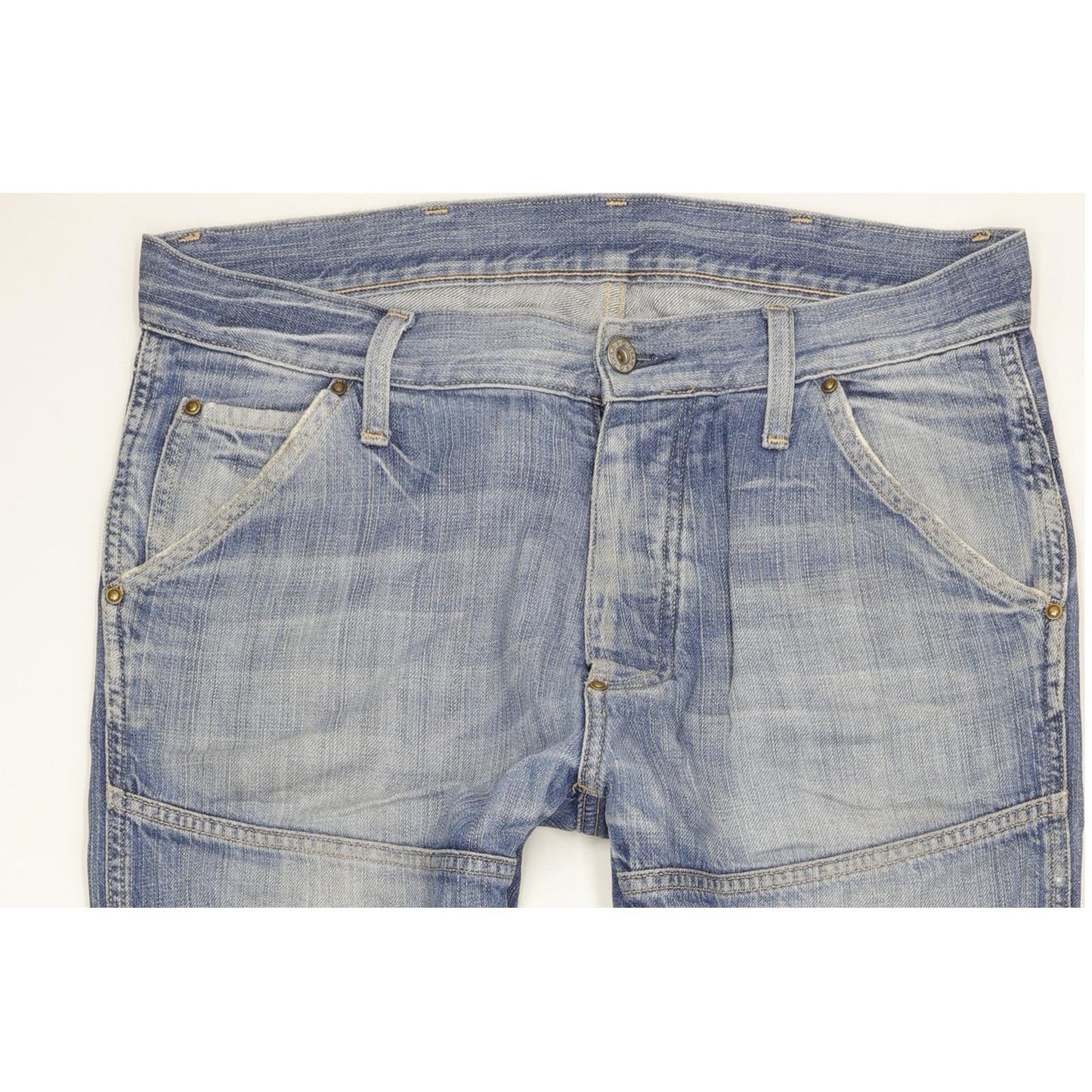 G-Star Elwood Narrow Men Blue Straight Regular Jeans W32 L34
