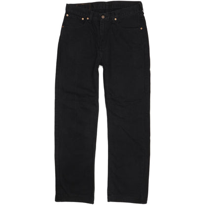 Levi's 751 Men Black Straight Regular Jeans W33 L31