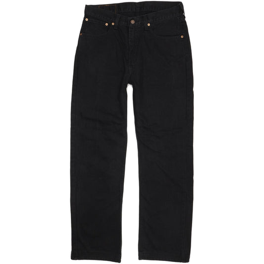 Levi's 751 Men Black Straight Regular Jeans W33 L31