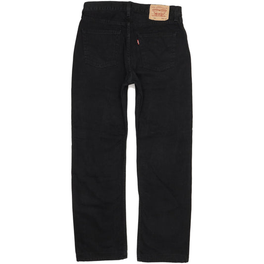 Levi's 751 Men Black Straight Regular Jeans W33 L31